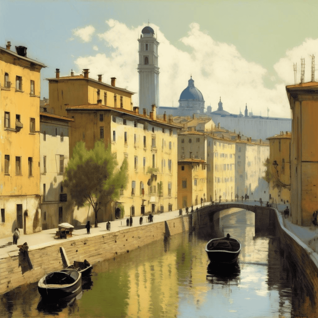 Italian landscape – Isaac Levitan