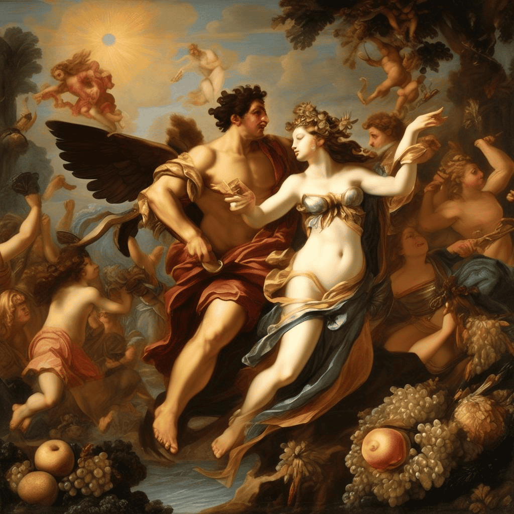 Triumph of Bacchus and Ariadne – Giovanni Battista Gaulli