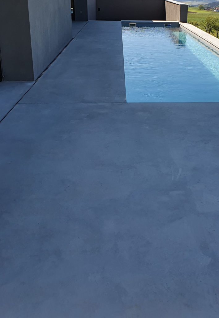 Wohnbeton im Freien für Terasse, Tisch, Balkon und Pool