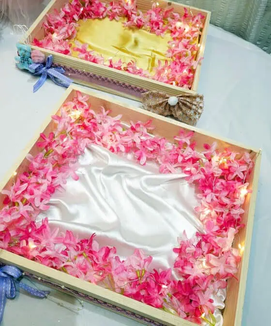 Naming Ceremony-Trays for Gold & Silver Articles