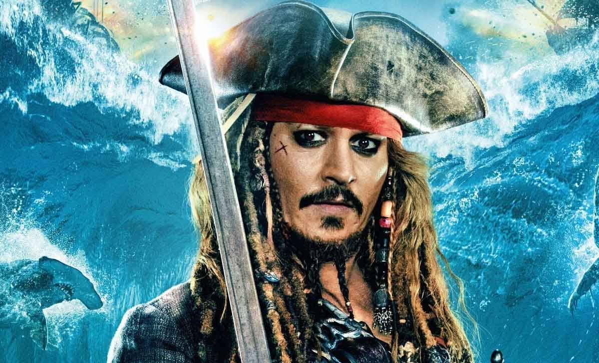 Johnny Depp como Jack Sparrow Piratas del Caribe 6