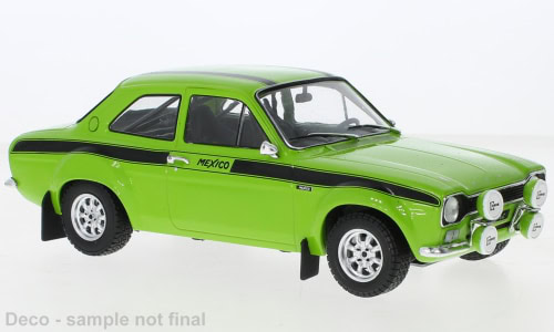 Ixo Ford Escort MK1 RS1600 Green 1974 1:18 IXO18CMC125.22 #PRE ORDER#