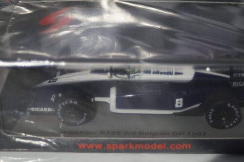Spark brabham bt56 3rd belgian gp andrea de cesari 1987 1:43 resin s7107