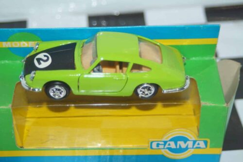 Gama porsche 911 rallye green in 1:43 scale 9735