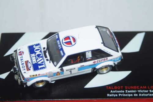 Altaya ixo talbot sunbeam lotus #1 rally asturias 1982 1/43