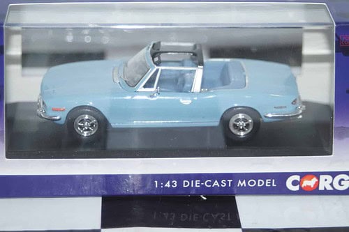 Vanguards  triumph stag mk 1 blue ref  va10117 1:43