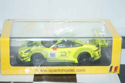Spark porsche 911 gt3 manthey racing 24h spa 2018 #911 1:43 resin sb215