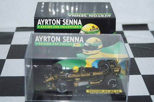 Minichamps lotus 98 t renault turbo 1986 ayrton senna collection in 1:43