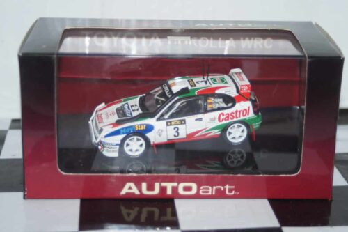 Autoart subaru impreza wrc #6 2001 solberg diecast 60192