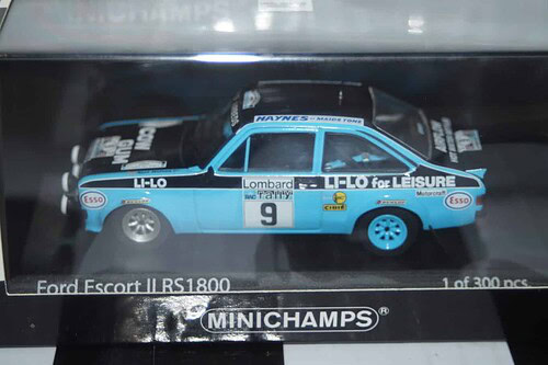 Minichamps ford escort mk2 rs1800 #1 rac 1975 makinen 400 758401 1:43