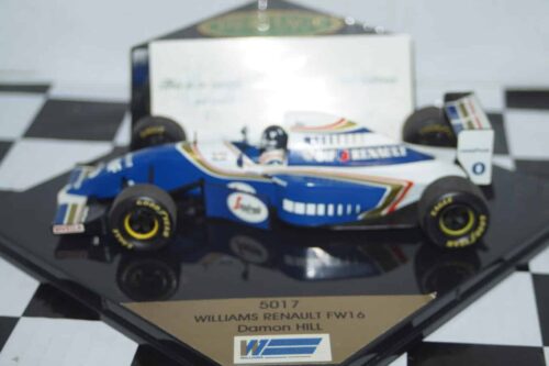 Onyx heritage classics 1:24 5017 williams renault fw16 damon hill car & helmet hf006