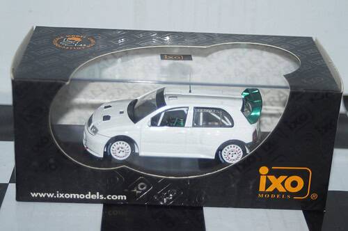 Ixo skoda fabia wrc test car 2005 white 1:43 diecast ram176