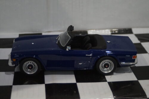 Ls collectibles triumph tr6 convertible 1974 blue  1/18th ls002b
