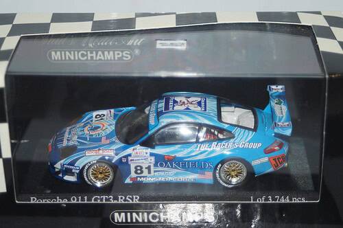 Minichamps porsche 911 gt3 rsr the racers group 2004 #81,400 046981,1:43