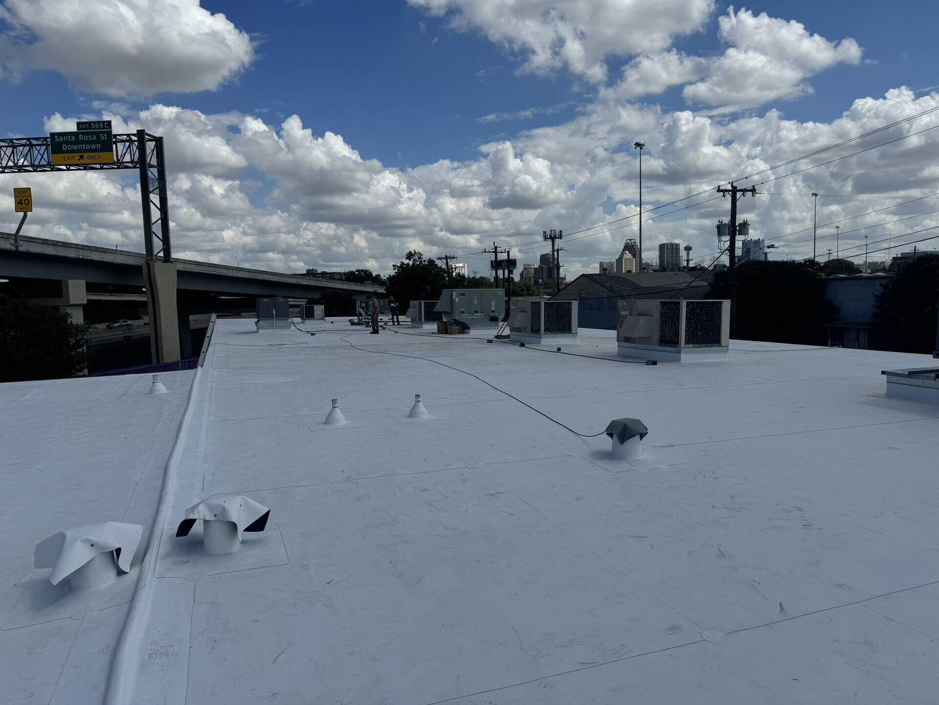Dolan Roofing & Construction completed TPO installation tpo roof installation completed in San Antonio