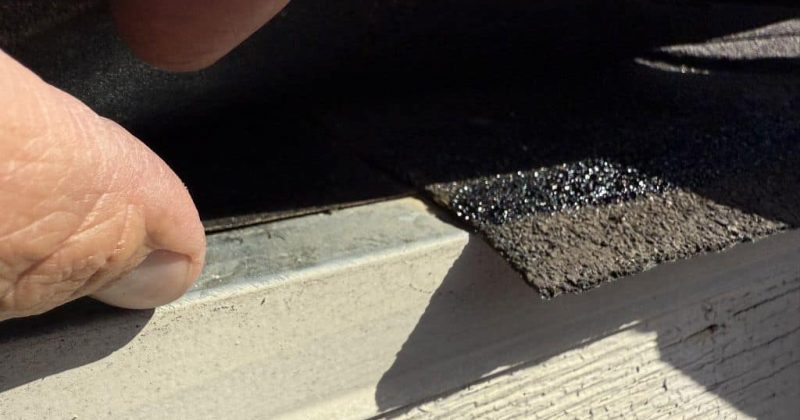 Contractor inspecting roof to prepare accurate estimate