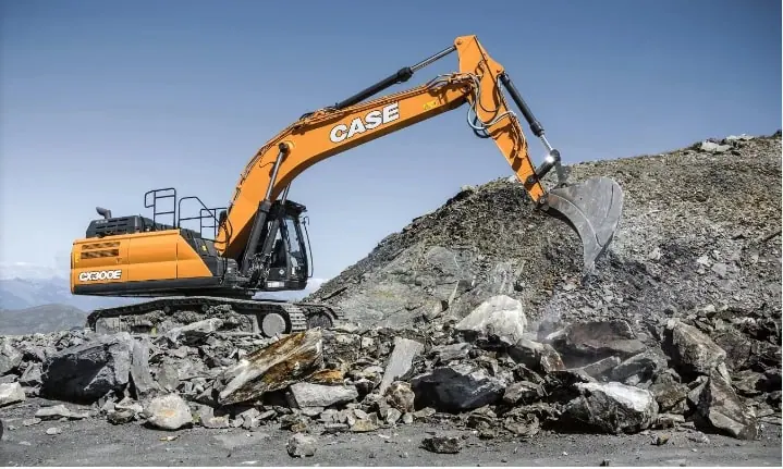 excavators in construction