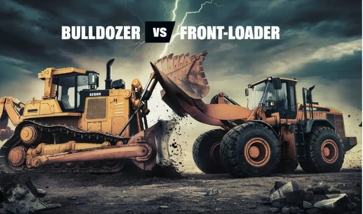 bulldozer vs front end loader
