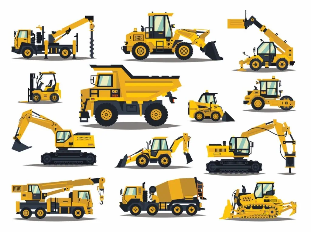 types of construction equipment