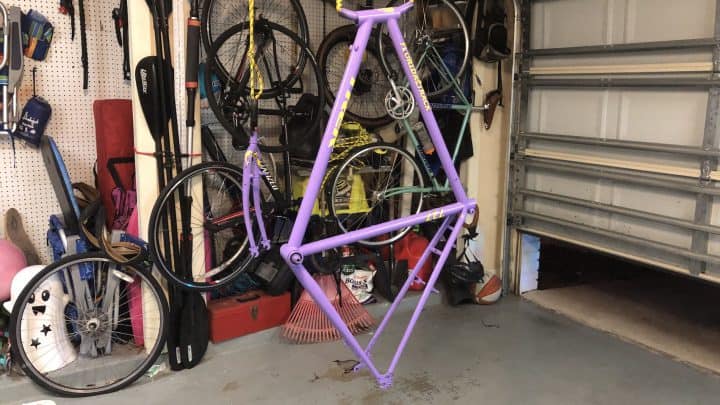 Painting the Florida coast-to-coast trail bike