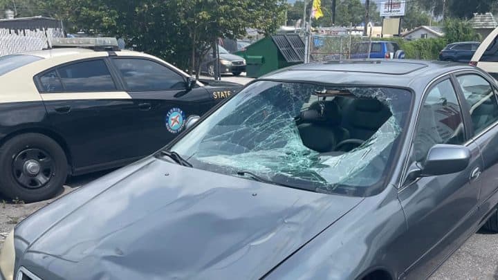 The car that killed Lilly Glaubach