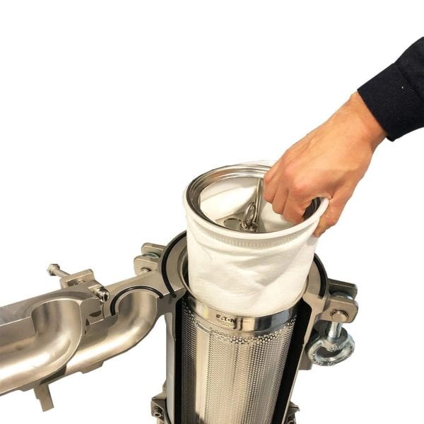Herausnehmbarer Beutelfilter zur Filtration