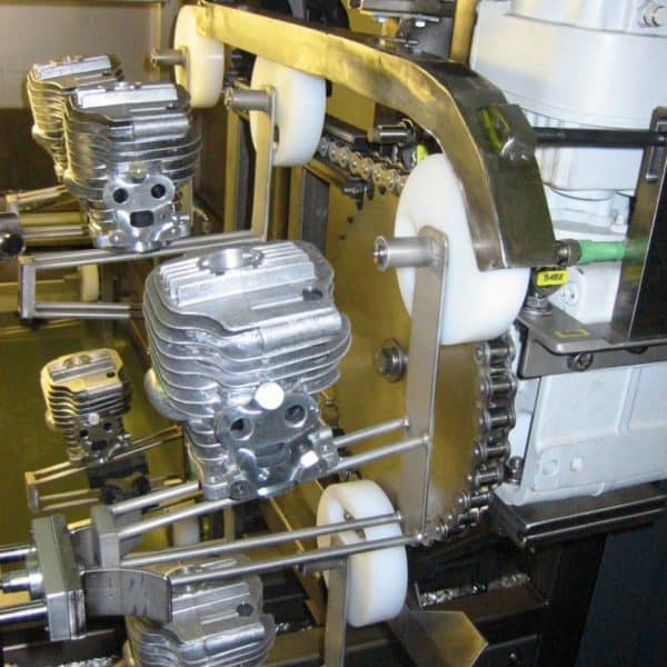 Umlauf-Ultraschallanlagen Bauteilaufnahme