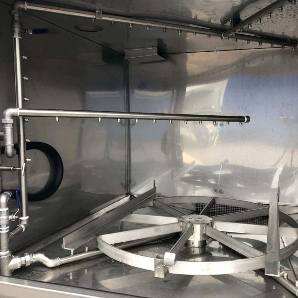Spritzwaschanlage L240 Kammeransicht