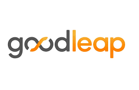 The Logo Features The Word &Quot;Goodleap&Quot; In Lowercase, With &Quot;Good&Quot; In Gray And &Quot;Leap&Quot; In Orange. Notably, The &Quot;Oo&Quot; Is Styled As An Infinity Symbol, Reflecting Limitless Finance Options.