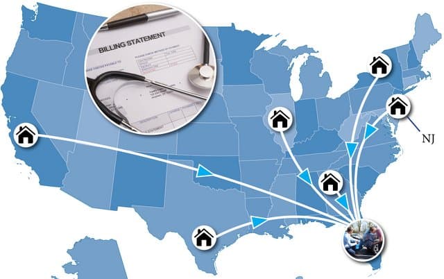 Live in another state, hurt in Florida - medical bills