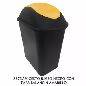 Bote de Basura Jumbo sin Asas (Cuerpo Negro).