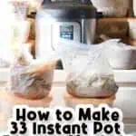 how to make 33 instant pot freezer meals in one day.