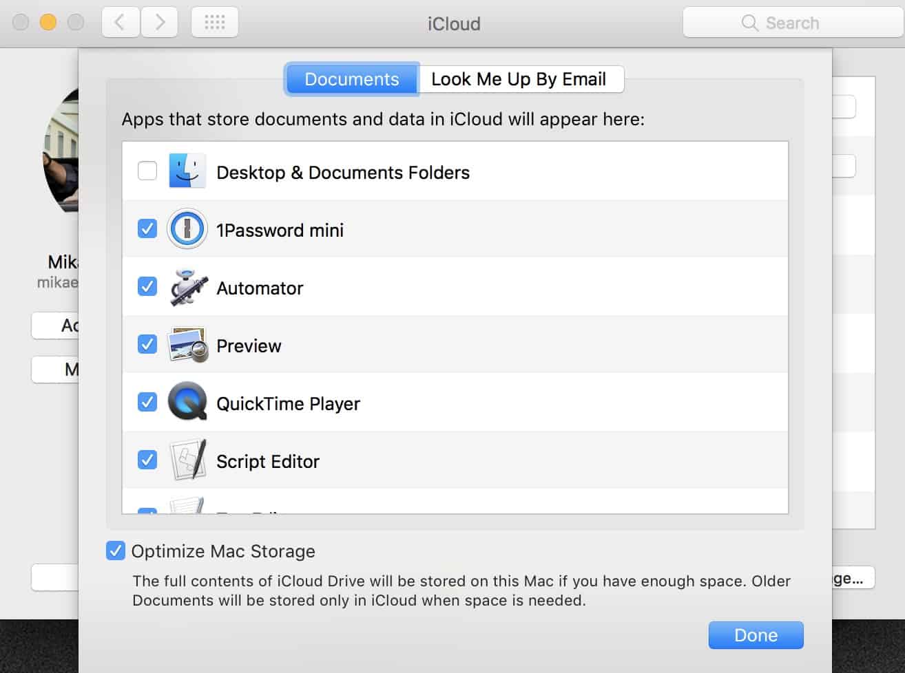Macken förklarar hur iCloud Desktop fungerar