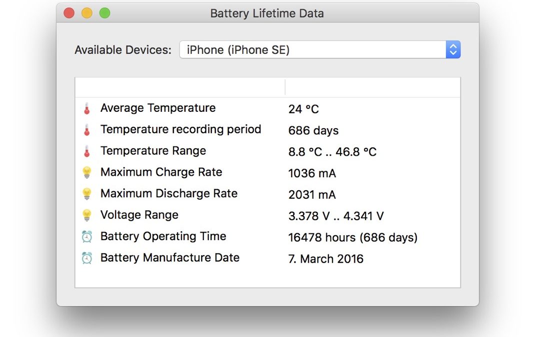 coconutBattery: Ditt batteris bästa vän