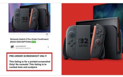 Se upp för falska annonser om Nintendo Switch 2