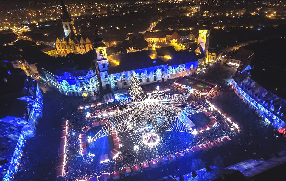 LIVE VIDEO – Se deschide Târgul de Crăciun de la Sibiu. Transmitem în direct!