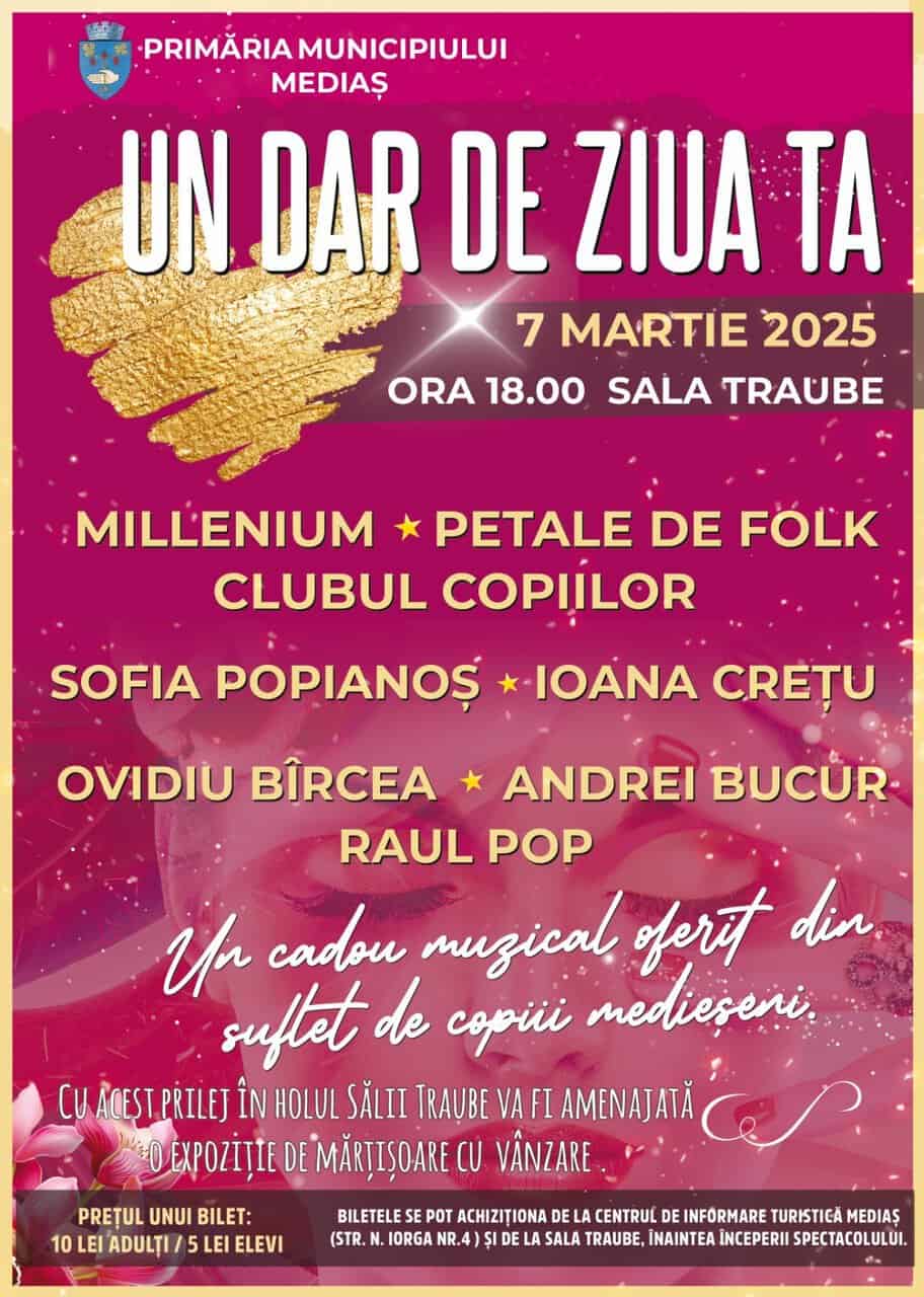 afis spectacol un dar de ziua ta