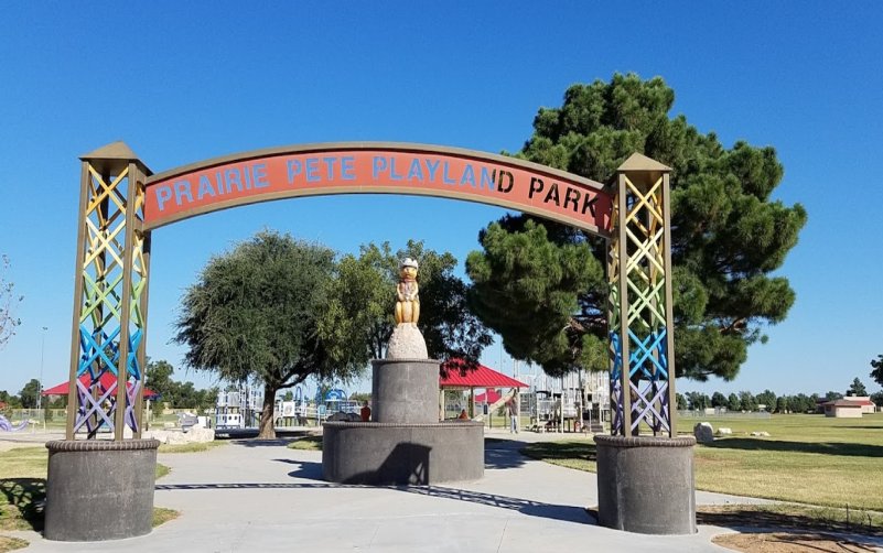 A friendly park entrance shows a place where families feel safe and welcome, similar to Reliablenursingservices in Odessa, TX.