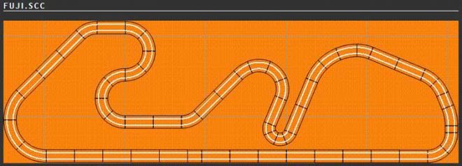 Scalextric Track Plan - Fuji