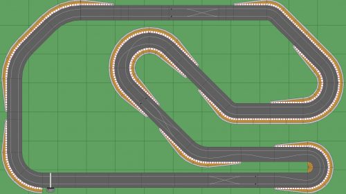 STP Track 2 - 7x12 Scalextric Digital Track