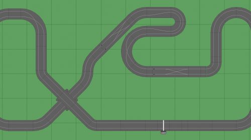 STP Track 4 - 6x14 Scalextric Digital Track