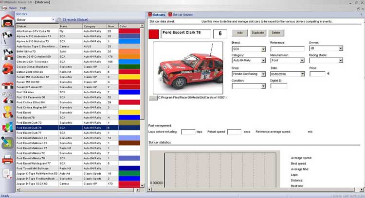 Ultimate Racer Slot Car Manager