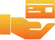 A Close-Up Of An Orange And Yellow Abstract Geometric Design With A Smooth Gradient And Rectangular Shapes.