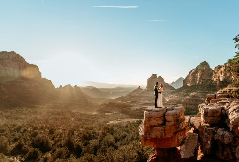 Brie & Tyler’s Spiritual Red Rock Elopement