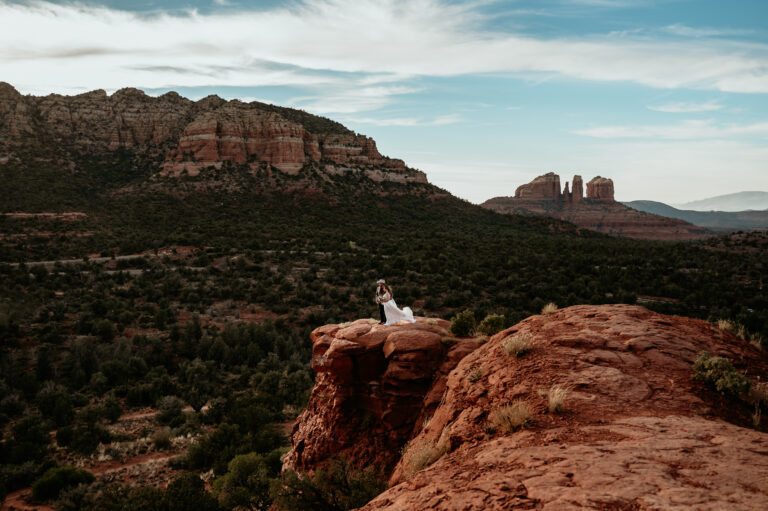 Jen & Orin’s  Western meets Boho Sedona Elopement