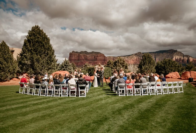 Kandra & Josh’s Intimate Sedona Golf Resort Wedding