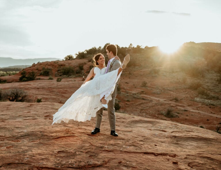 Moira & Jake’s Sedona Heritage Museum Micro Wedding & Scottsdale Reception