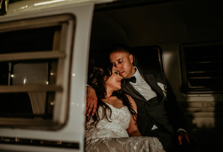 A moment of stillness after a long wedding day