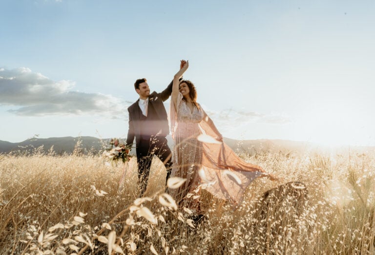 Sariah & Trent’s Black Canyon City Wedding Portraits