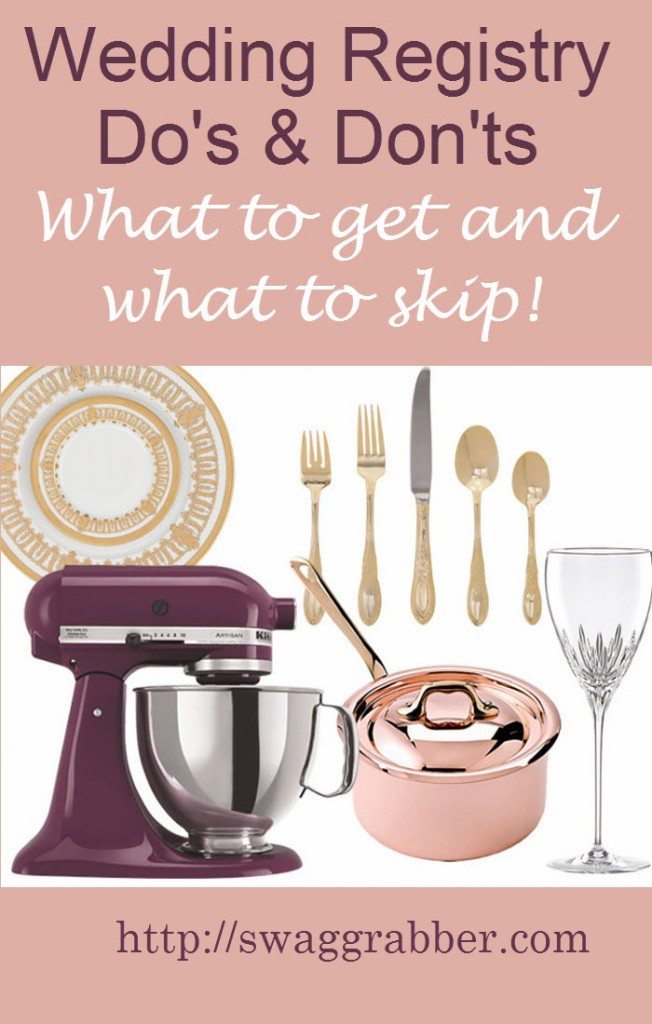 wedding registry dos and donts